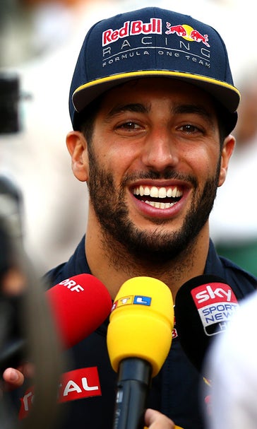 Even Daniel Ricciardo is surprised he's starting from the front row